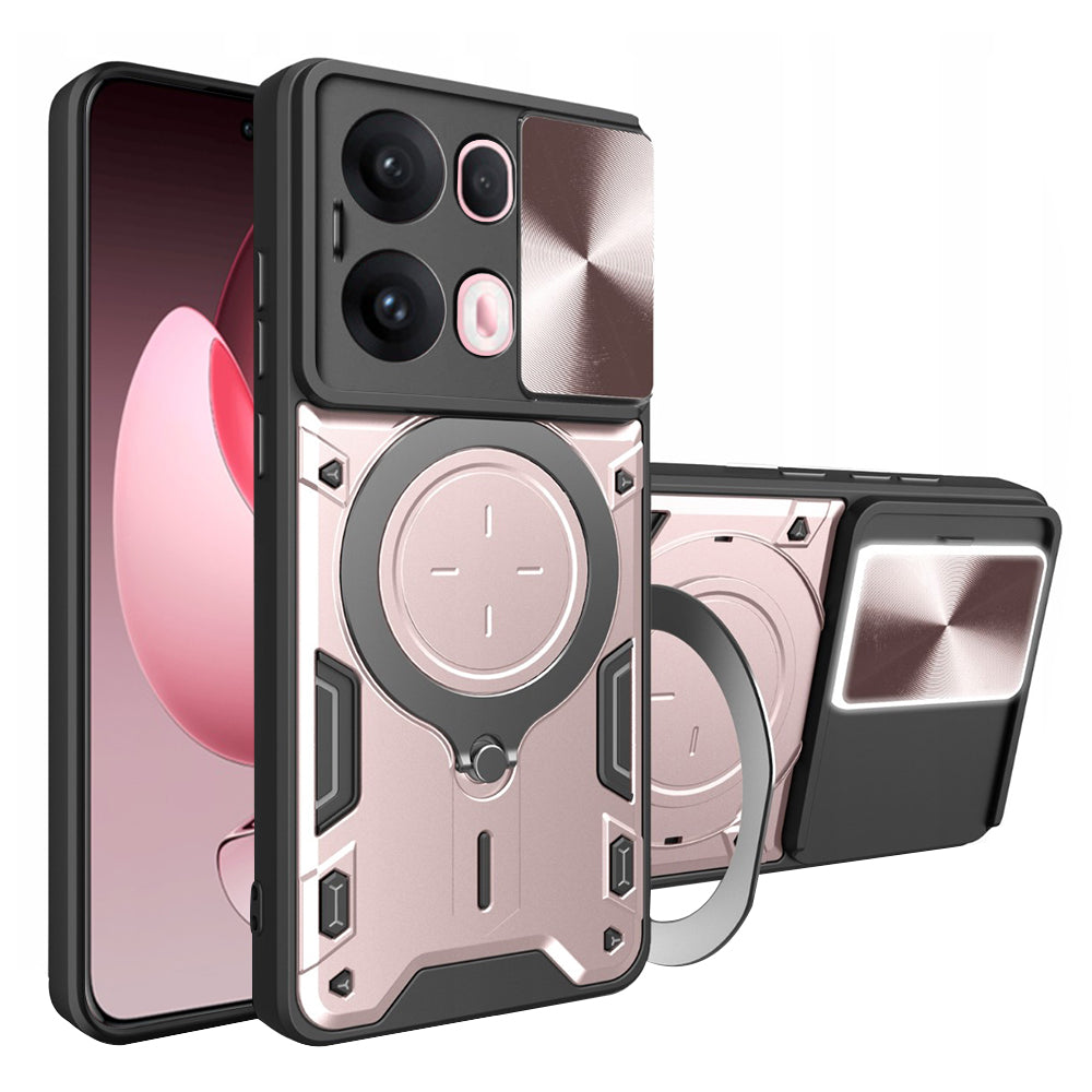 Futrola za Oppo Reno13 Pro, Techsuit, CamGuard Pro, Roze Zlato