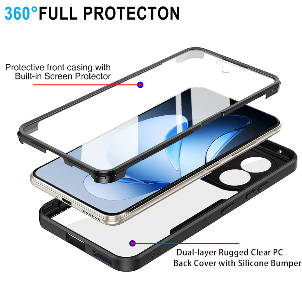 Futrola za Oppo Reno13 Pro, Techsuit, ColorVerse 360, Crna