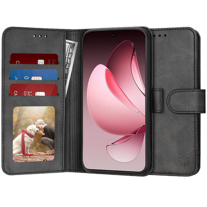Futrola za Oppo Reno13 Pro, Techsuit, Diary Book, Crna