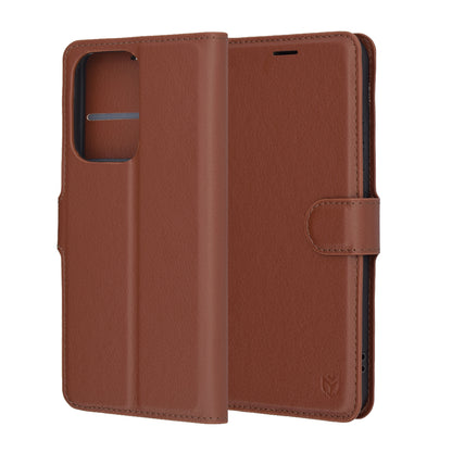 Futrola za Oppo Reno13 Pro, Techsuit, Leather Folio, Braon