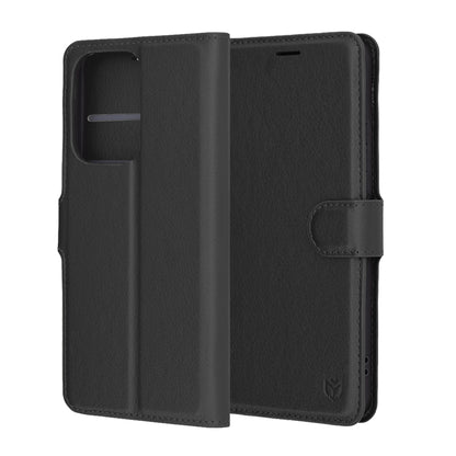 Futrola za Oppo Reno13 Pro, Techsuit, Leather Folio, Crna
