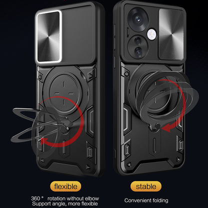 Futrola za Oppo Reno13, Techsuit, CamGuard Pro, Crvena