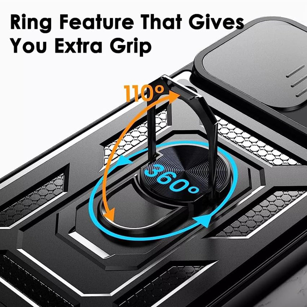 Futrola za Oppo Reno13, Techsuit, CamShield, Crna