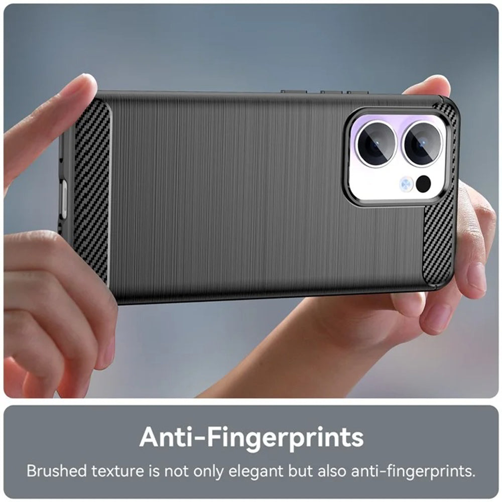 Futrola za Oppo Reno13, Techsuit, Karbon, Crna