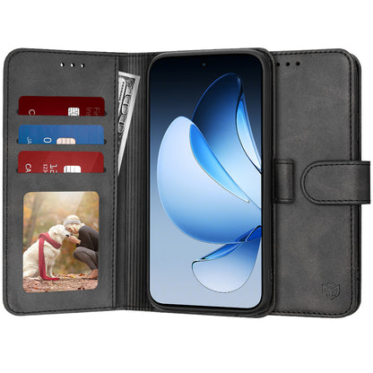Futrola za Oppo Reno13, Techsuit, Diary Book, Crna