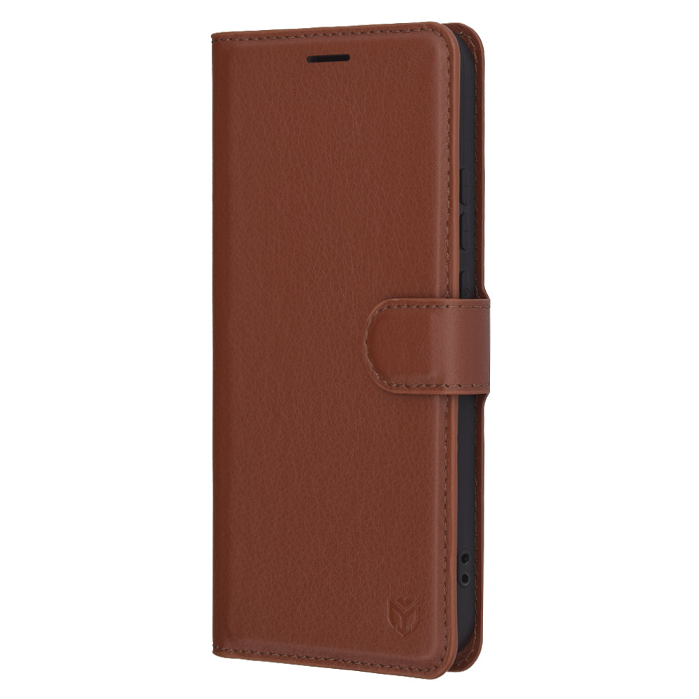 Futrola za Oppo Reno13, Techsuit, Leather Folio, Braon