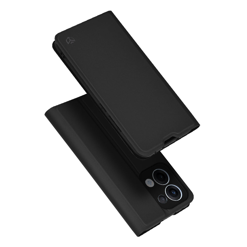 Futrola za Oppo Reno13, Techsuit, Magskin Book, Crna