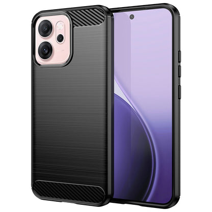 Futrola za Oppo Reno14 F, Techsuit, Karbon, Crna