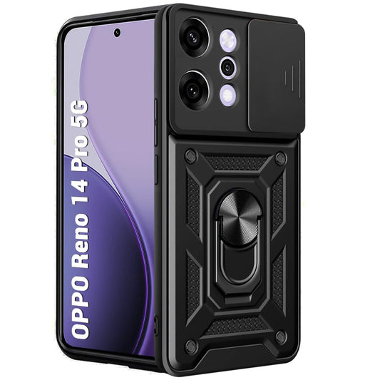 Futrola za Oppo Reno14 Pro, Techsuit, CamShield, Crna