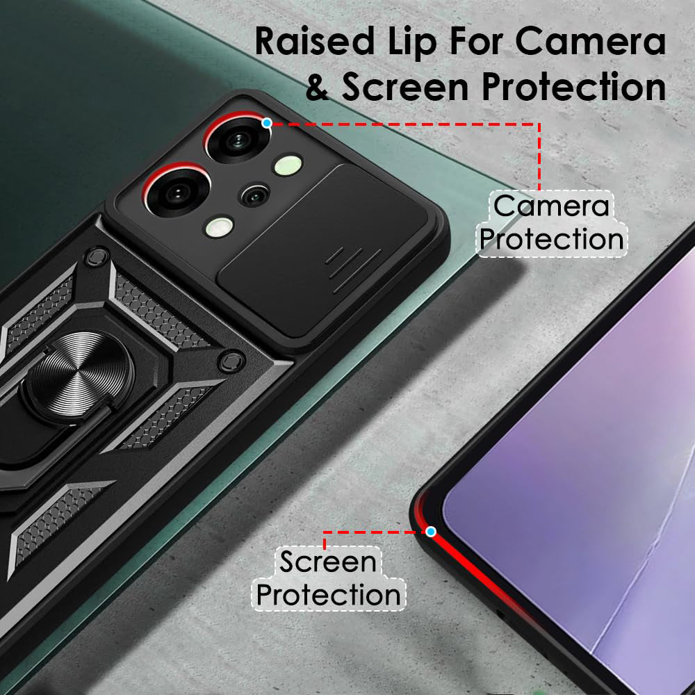 Futrola za Oppo Reno14 Pro, Techsuit, CamShield, Crna