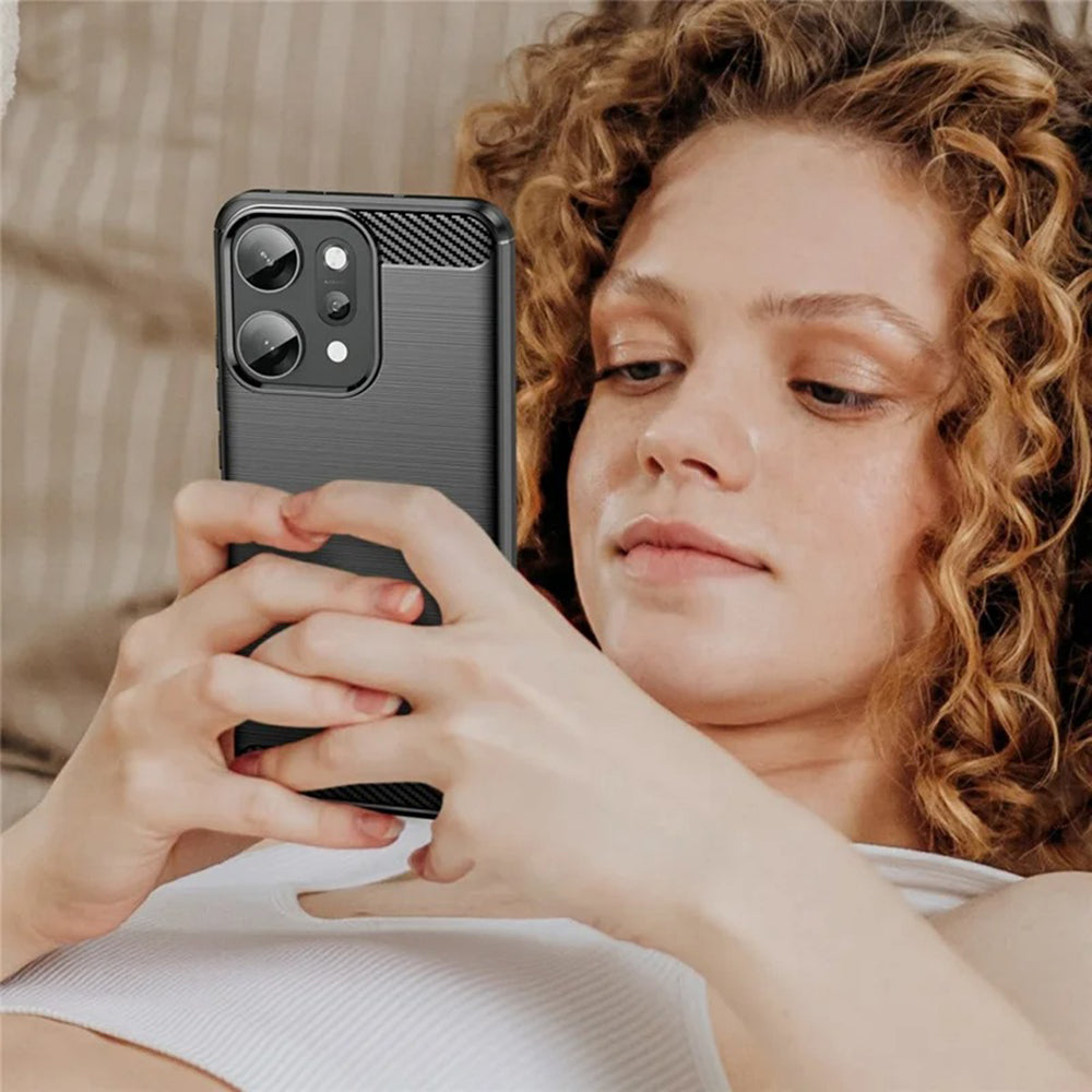 Futrola za Oppo Reno14 Pro, Techsuit, Karbon, Crna