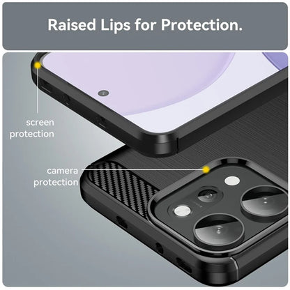 Futrola za Oppo Reno14 Pro, Techsuit, Karbon, Crna