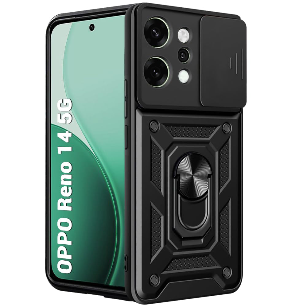 Futrola za Oppo Reno14, Techsuit, CamShield, Crna