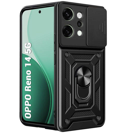 Futrola za Oppo Reno14, Techsuit, CamShield, Crna