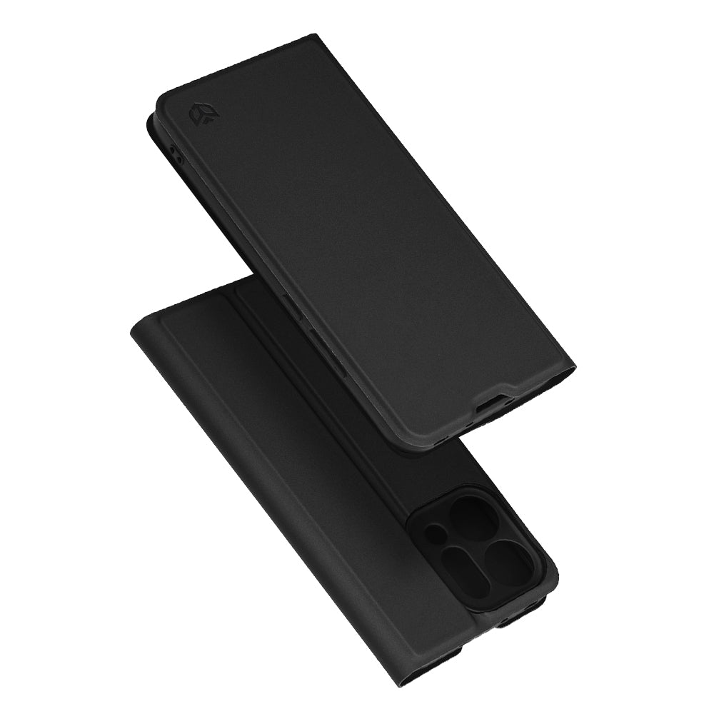 Futrola za Oppo Reno14, Techsuit, Magskin Book, Crna