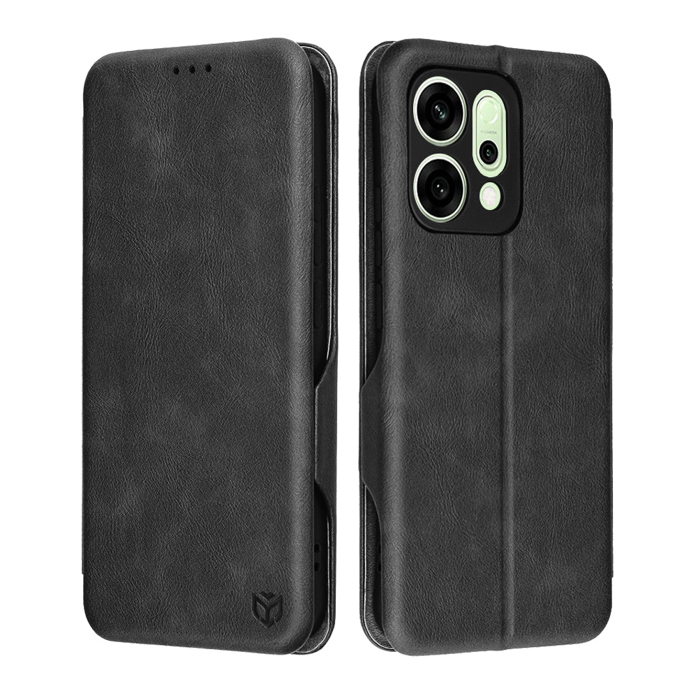 Futrola za Oppo Reno14, Techsuit, Safe Wallet Plus, Crna