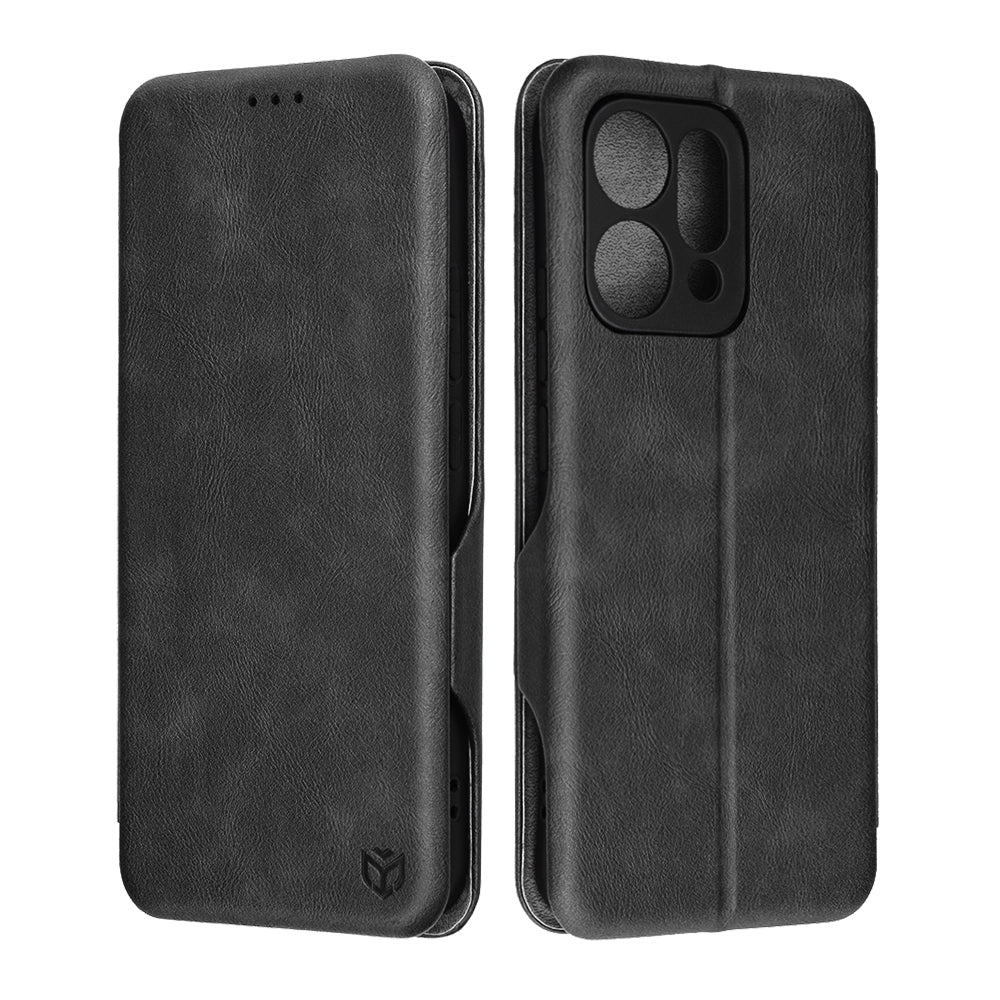 Futrola za Oppo Reno14, Techsuit, Safe Wallet Plus, Crna