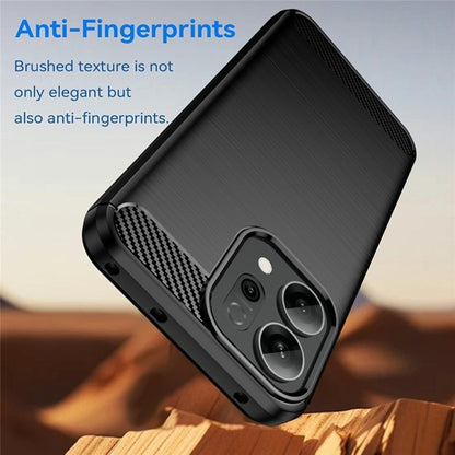 Futrola za Oppo Reno15 FS / Reno15 F, Techsuit, Karbon, Crna