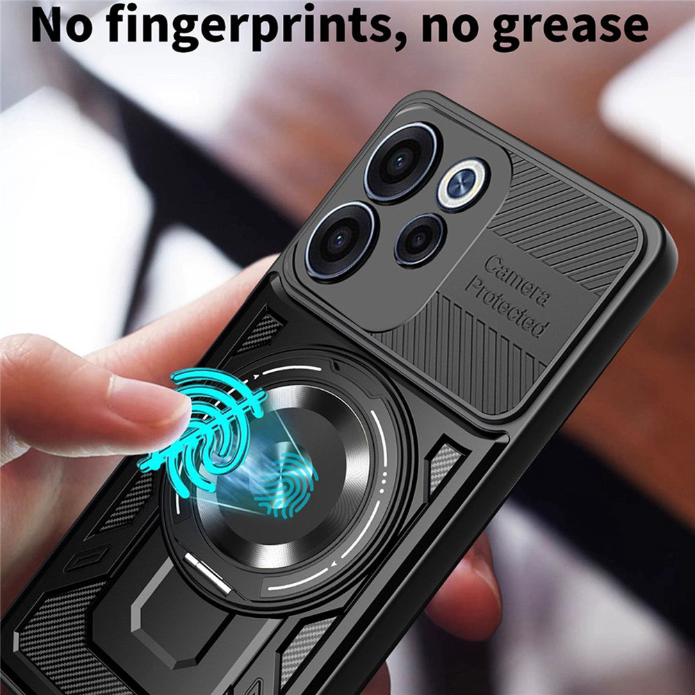 Futrola za Oppo Reno15 FS / Reno15 F, Techsuit, RuggedCam, Ljubičasta