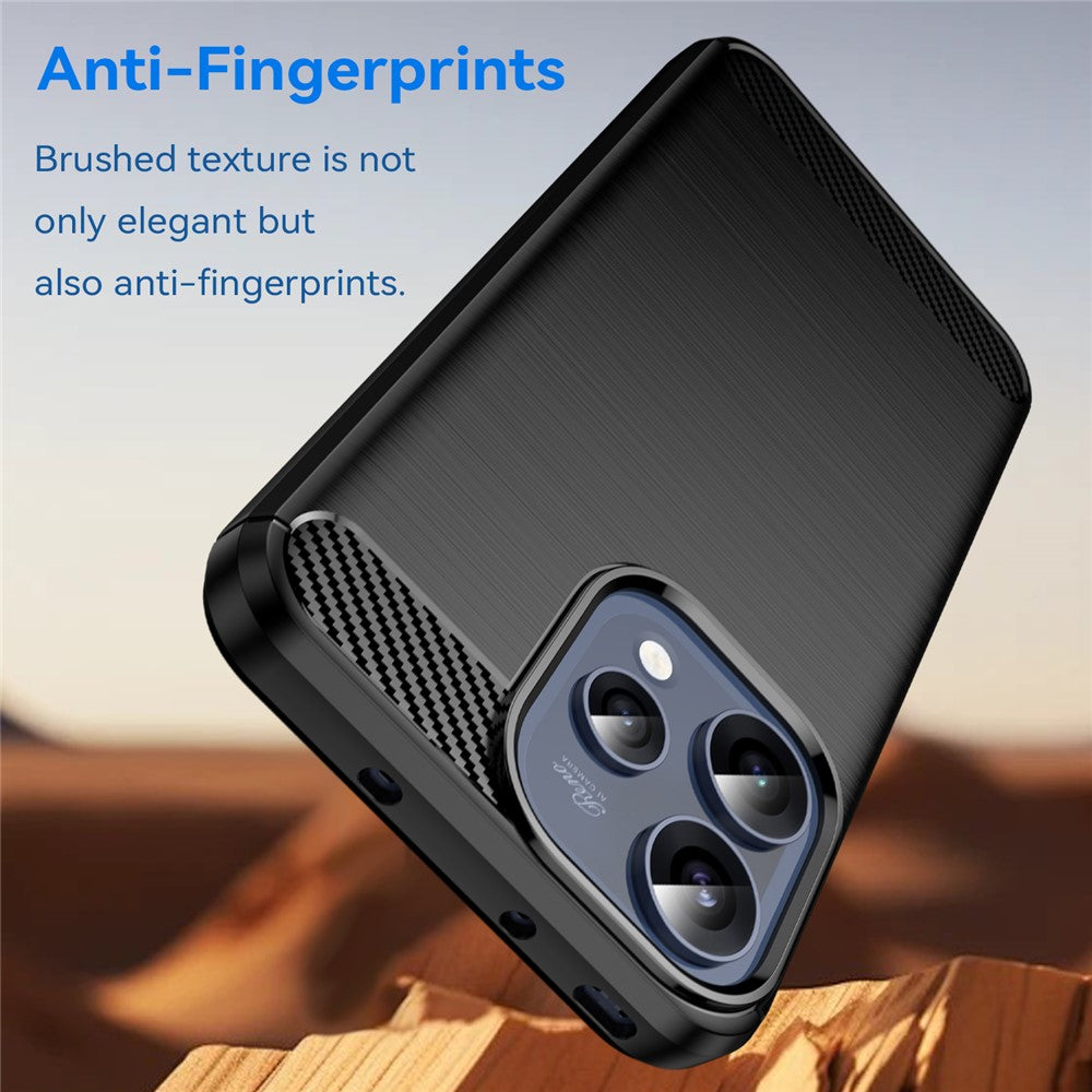 Futrola za Oppo Reno15, Techsuit, Karbon, Crna