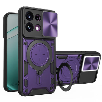 Futrola za Oppo Reno16 F / Reno16 FS, Techsuit, CamGuard Pro, Ljubičasta