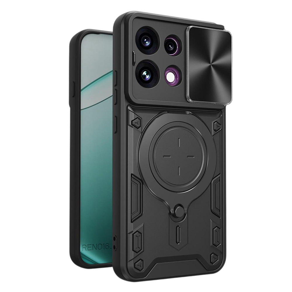 Futrola za Oppo Reno16 F / Reno16 FS, Techsuit, CamGuard Pro, Crna