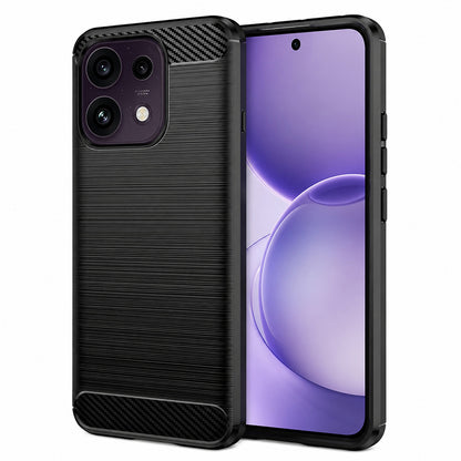 Futrola za Oppo Reno16 F / Reno16 FS, Techsuit, Karbon, Crna