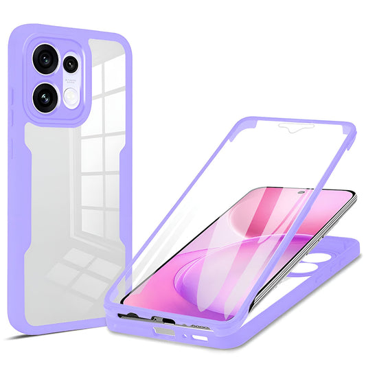 Futrola za Oppo Reno16 F / Reno16 FS, Techsuit, ColorVerse 360, Ljubičasta