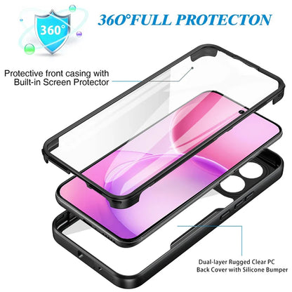 Futrola za Oppo Reno16 F / Reno16 FS, Techsuit, ColorVerse 360, Crna