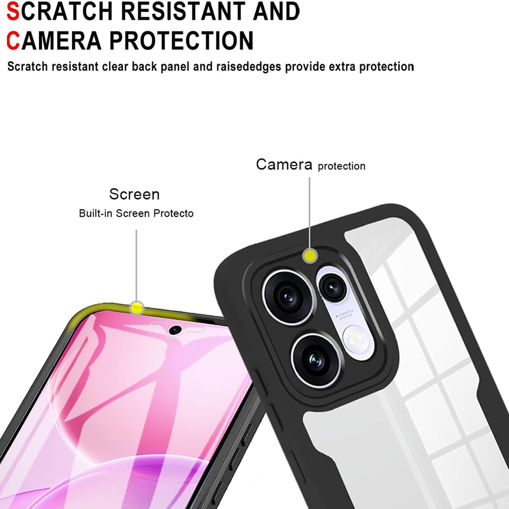 Futrola za Oppo Reno16 F / Reno16 FS, Techsuit, ColorVerse 360, Crna