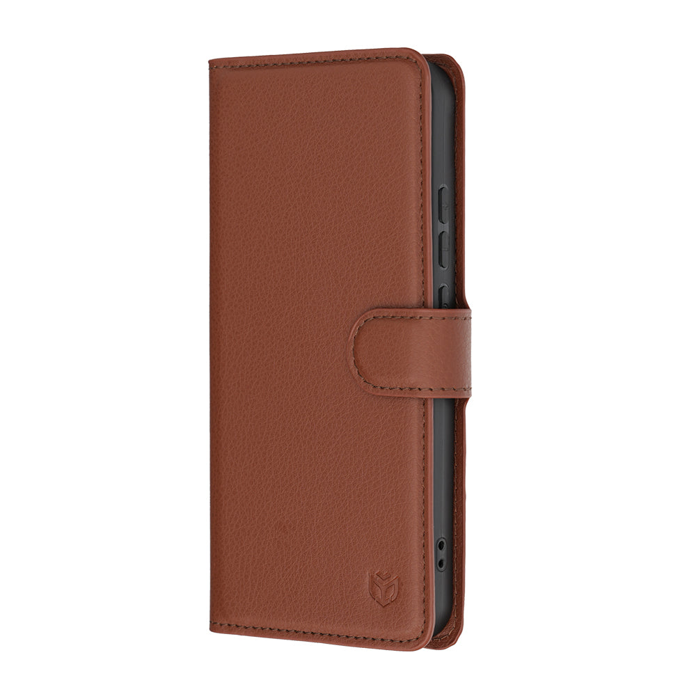 Futrola za Oppo Reno16 F / Reno16 FS, Techsuit, Leather Folio, Braon