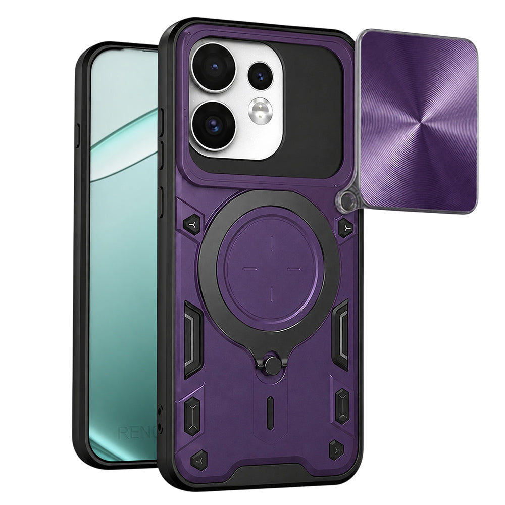 Futrola za Oppo Reno16 / Reno16 Pro, Techsuit, CamGuard Pro, Ljubičasta