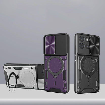 Futrola za Oppo Reno16 / Reno16 Pro, Techsuit, CamGuard Pro, Ljubičasta