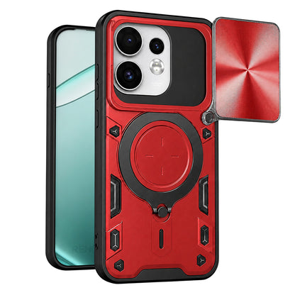 Futrola za Oppo Reno16 / Reno16 Pro, Techsuit, CamGuard Pro, Crvena