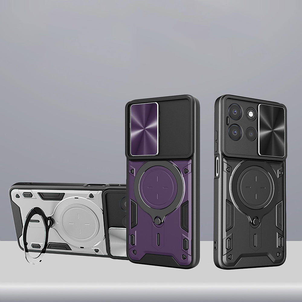 Futrola za Oppo Reno16 / Reno16 Pro, Techsuit, CamGuard Pro, Roze Zlatna