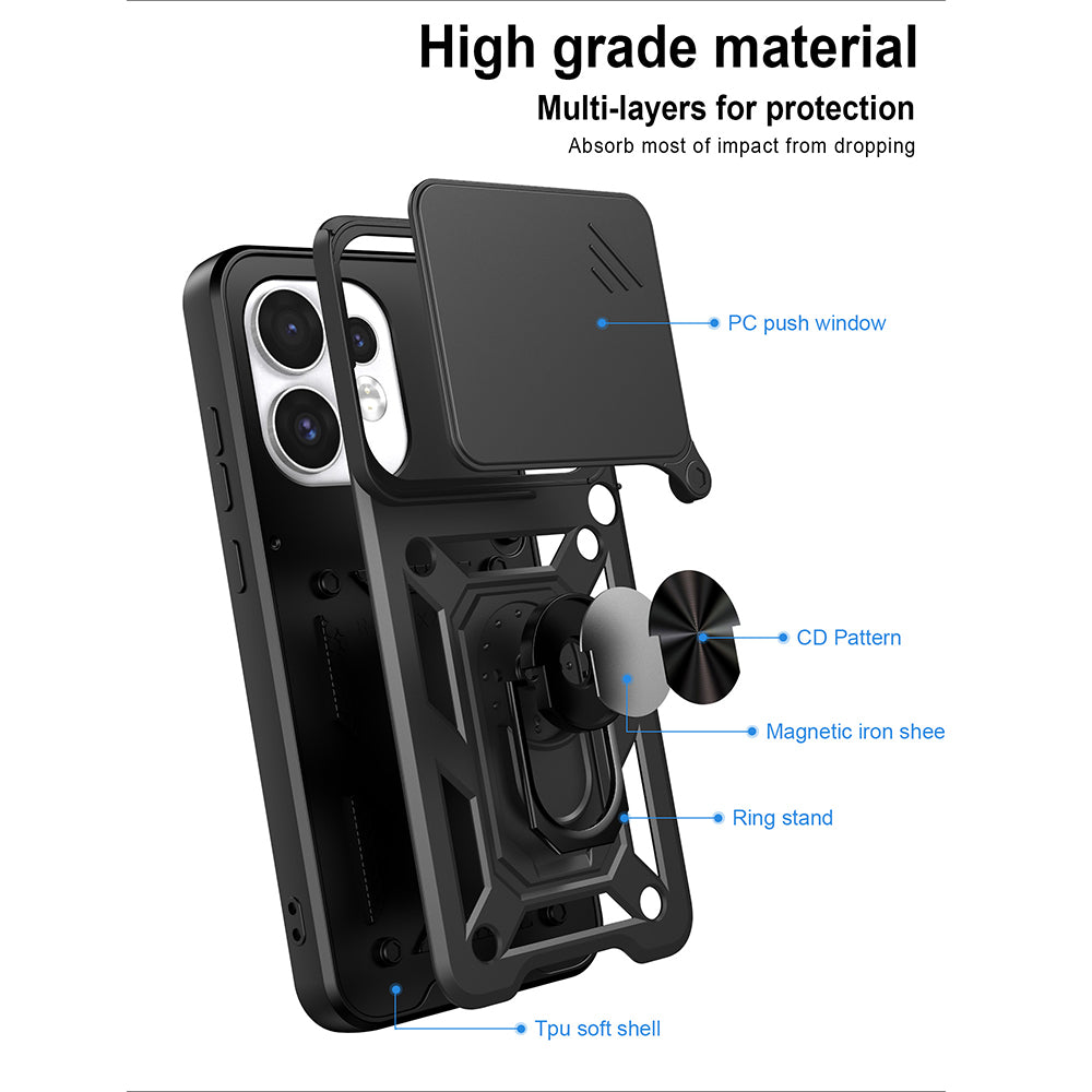 Futrola za Oppo Reno16 / Reno16 Pro, Techsuit, CamShield, Plava