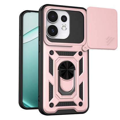 Futrola za Oppo Reno16 / Reno16 Pro, Techsuit, CamShield, Roze Zlatna