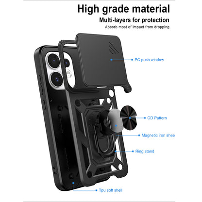 Futrola za Oppo Reno16 / Reno16 Pro, Techsuit, CamShield, Roze Zlatna