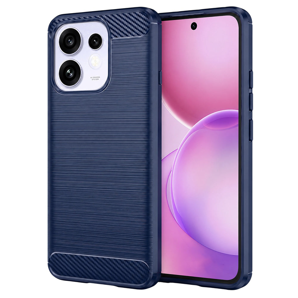 Futrola za Oppo Reno16 / Reno16 Pro, Techsuit, Karbon, Plava
