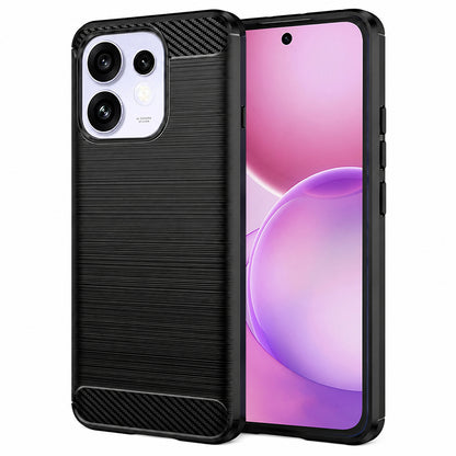 Futrola za Oppo Reno16 / Reno16 Pro, Techsuit, Karbon, Crna