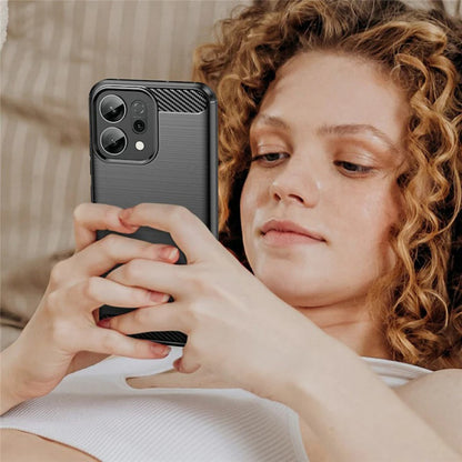 Futrola za Oppo Reno16 / Reno16 Pro, Techsuit, Karbon, Crna