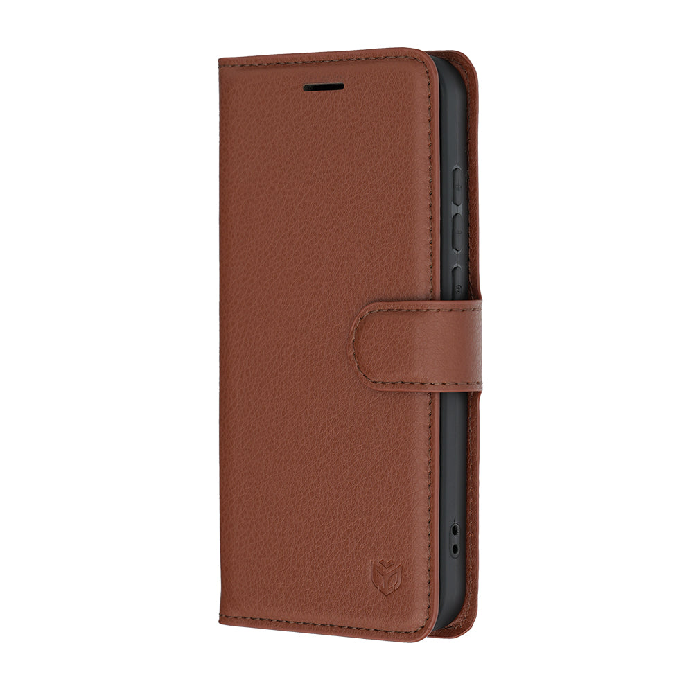 Futrola za Oppo Reno16 / Reno16 Pro, Techsuit, Leather Folio, Braon
