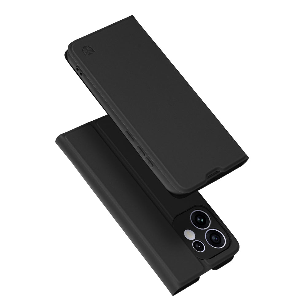 Futrola za Oppo Reno16, Techsuit, Magskin Book, Crna