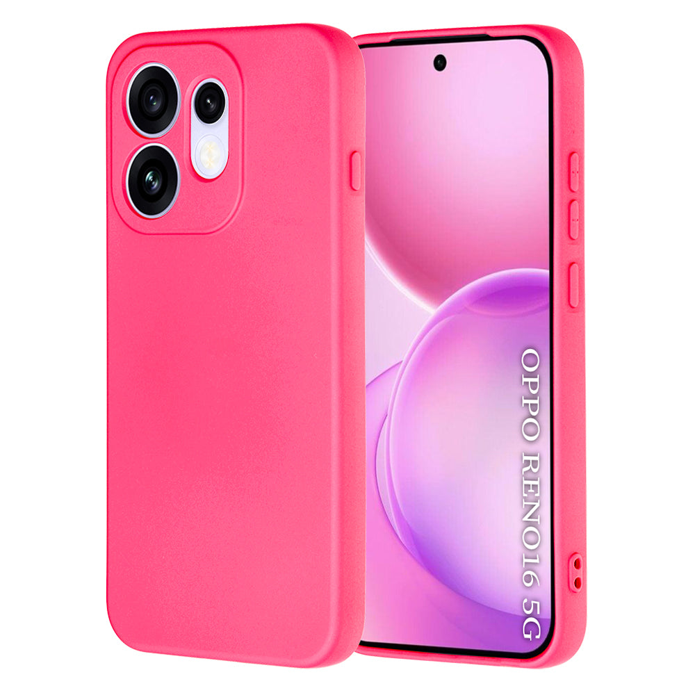 Futrola za Oppo Reno16, Techsuit, SoftFlex, Tamno Roze
