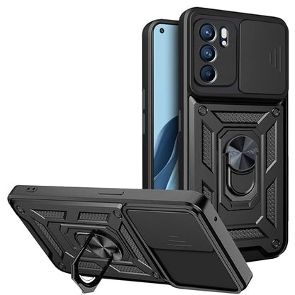 Futrola za Oppo Reno6 5G, Techsuit, CamShield, Crna