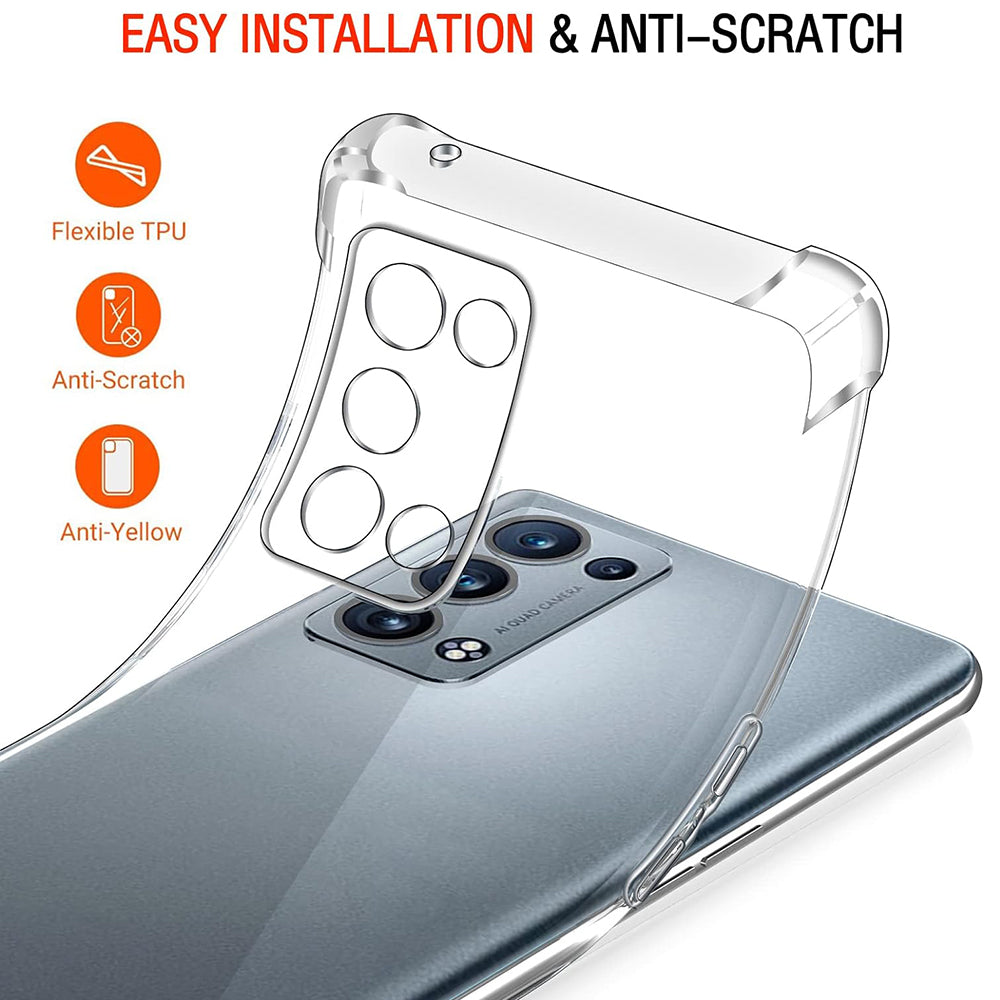 Futrola za Oppo Reno6 Pro 5G (Snapdragon), Techsuit, Shockproof Clear, Providna