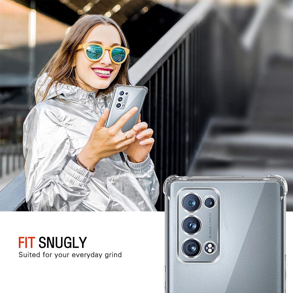 Futrola za Oppo Reno6 Pro 5G (Snapdragon), Techsuit, Shockproof Clear, Providna