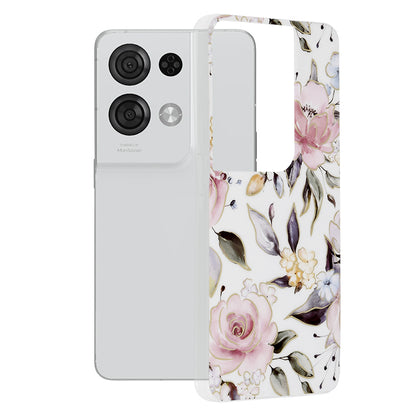 Futrola za Oppo Reno8 Pro, Techsuit, Marble, Bela