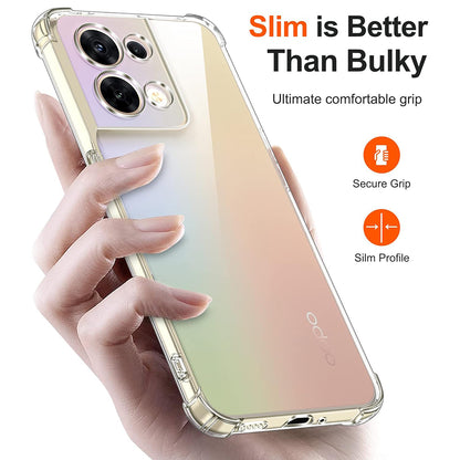 Futrola za Oppo Reno8, Techsuit, Shockproof Clear, Providna