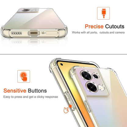 Futrola za Oppo Reno8, Techsuit, Shockproof Clear, Providna
